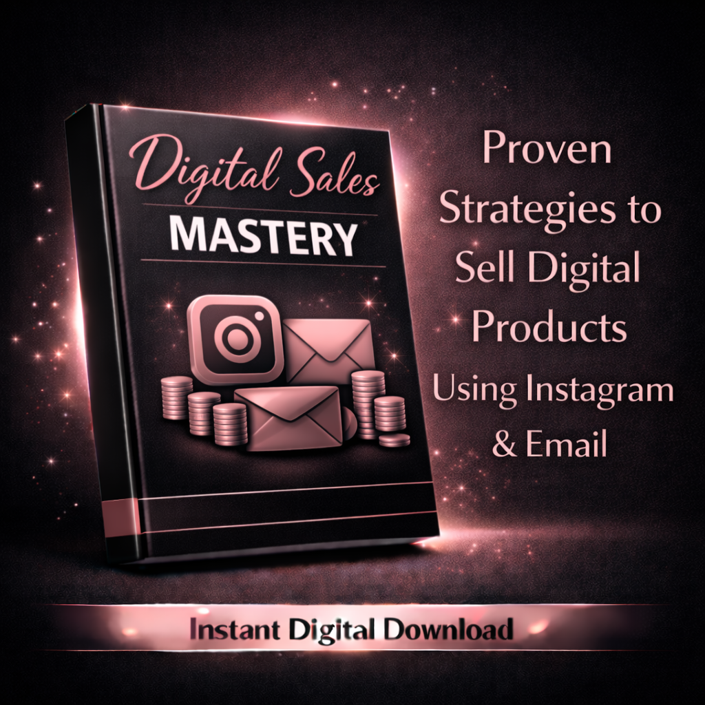 Digital Sales Mastery |Proven Strategies to Sell Digital Products Using Instagram & Email