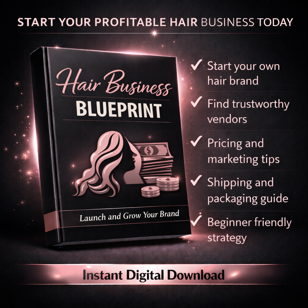 The Hair Business Blueprint: Start & Launch Your Hair Brand in 30 Days